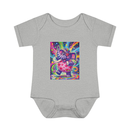 Piklez™ Infant Baby Rib Bodysuit – "Born to Celebrate!" Graphic | Smile Universe Collection