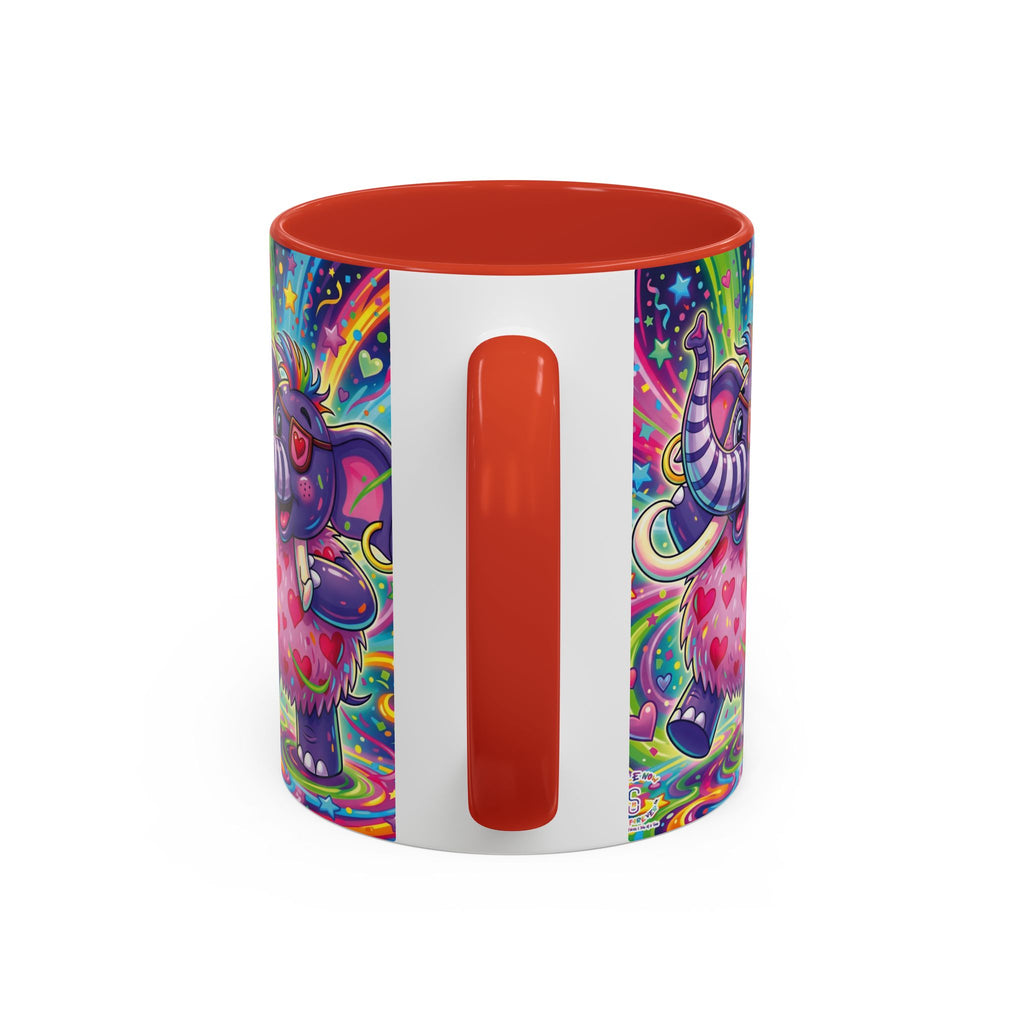 Piklez™ 11oz, 15oz Accent Coffee Mug – "Born to Celebrate!" Graphic | Smile Universe Collection