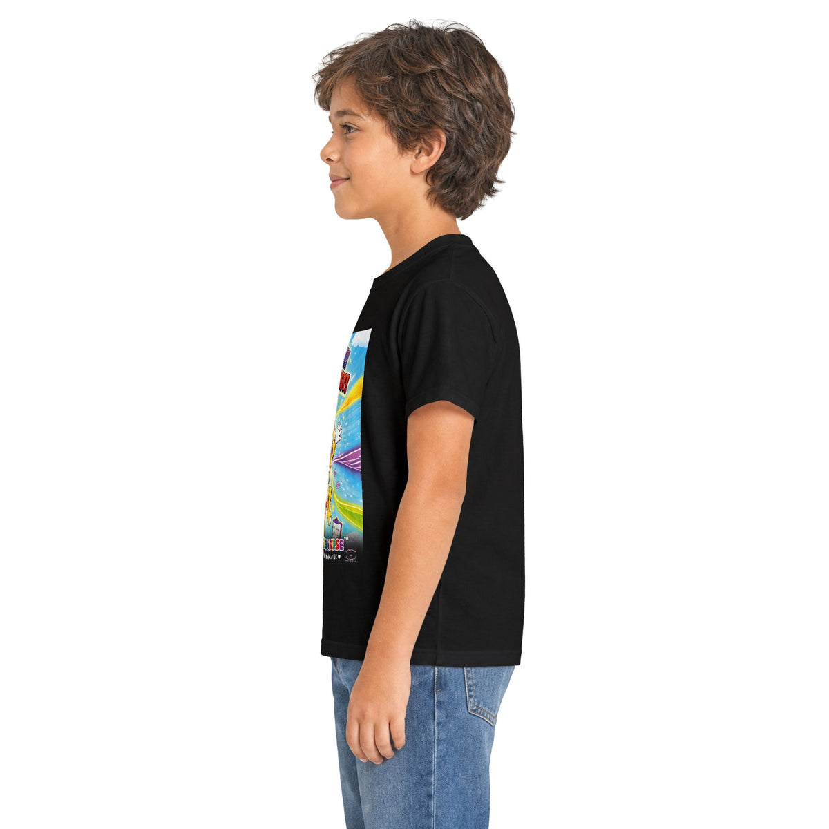 Potz™ Kids Softstyle Tee – "I Guide My ADHD Energy!" Graphic Tee | Smile Universe Collection