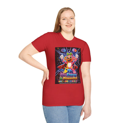 Panz™ Unisex Softstyle T-Shirt  for Adult– "My Energy is Powerful" Graphic Tee | Smile Universe Collection