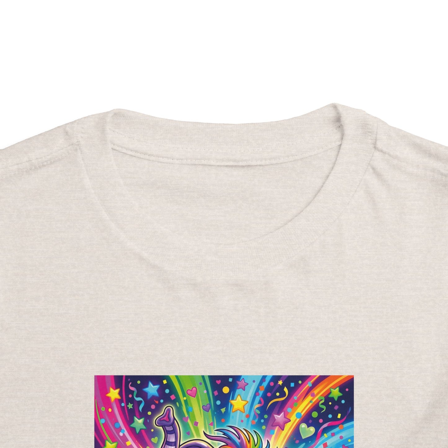 Piklez™ Toddler Short Sleeve Tee – "Born to Celebrate!" Graphic Shirt | Smile Universe Collection