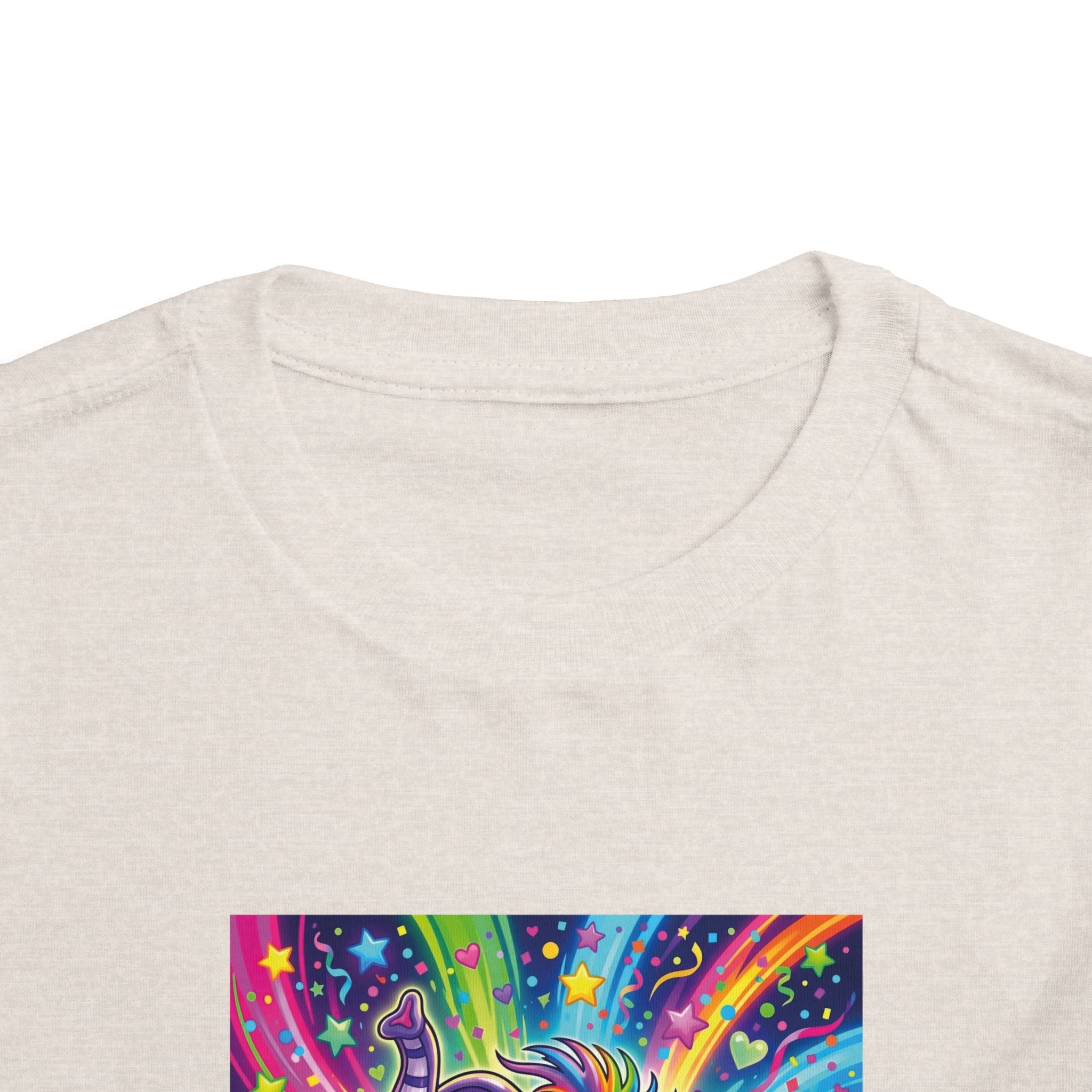 Piklez™ Toddler Short Sleeve Tee – "Born to Celebrate!" Graphic Shirt | Smile Universe Collection
