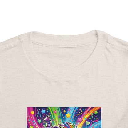 Piklez™ Toddler Short Sleeve Tee – "Born to Celebrate!" Graphic Shirt | Smile Universe Collection