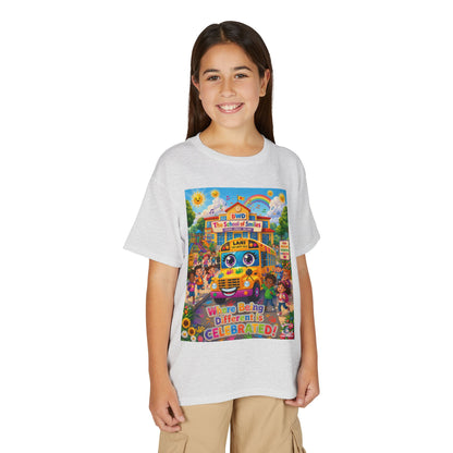 Lani™ Youth DryBlend® T-Shirt – "Where Being Different is CELEBRATED!" Graphic Shirt