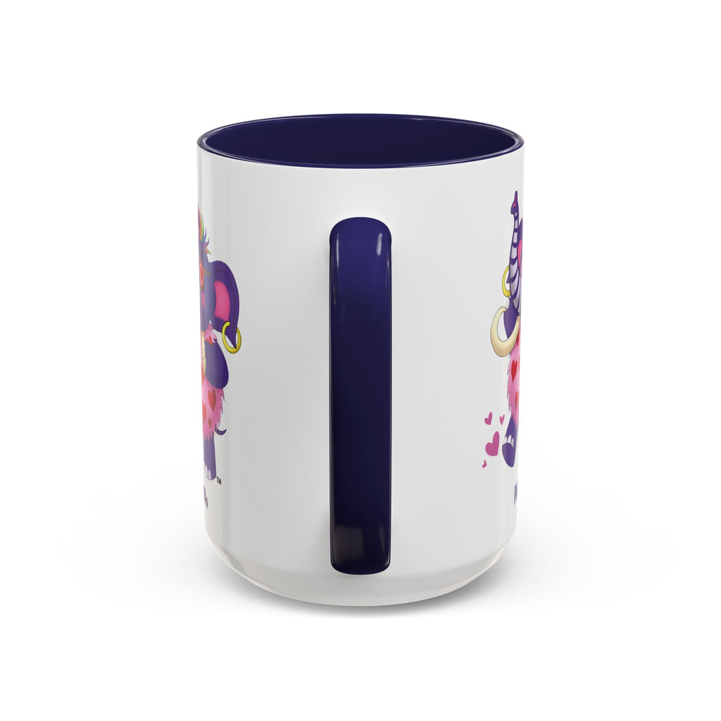 Piklez™ Accent Coffee Mug (11oz & 15oz) – "Full of Love!" Graphic | Smile Universe Collection