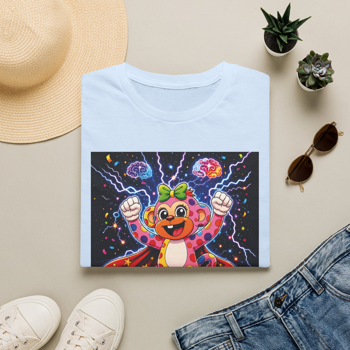 Panz™ Unisex Softstyle T-Shirt  for Adult– "My Energy is Powerful" Graphic Tee | Smile Universe Collection