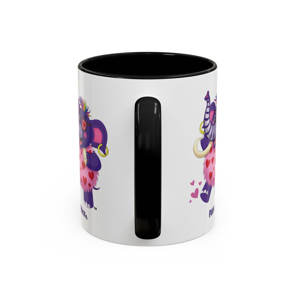 Piklez™ Accent Coffee Mug (11oz & 15oz) – "Full of Love!" Graphic | Smile Universe Collection