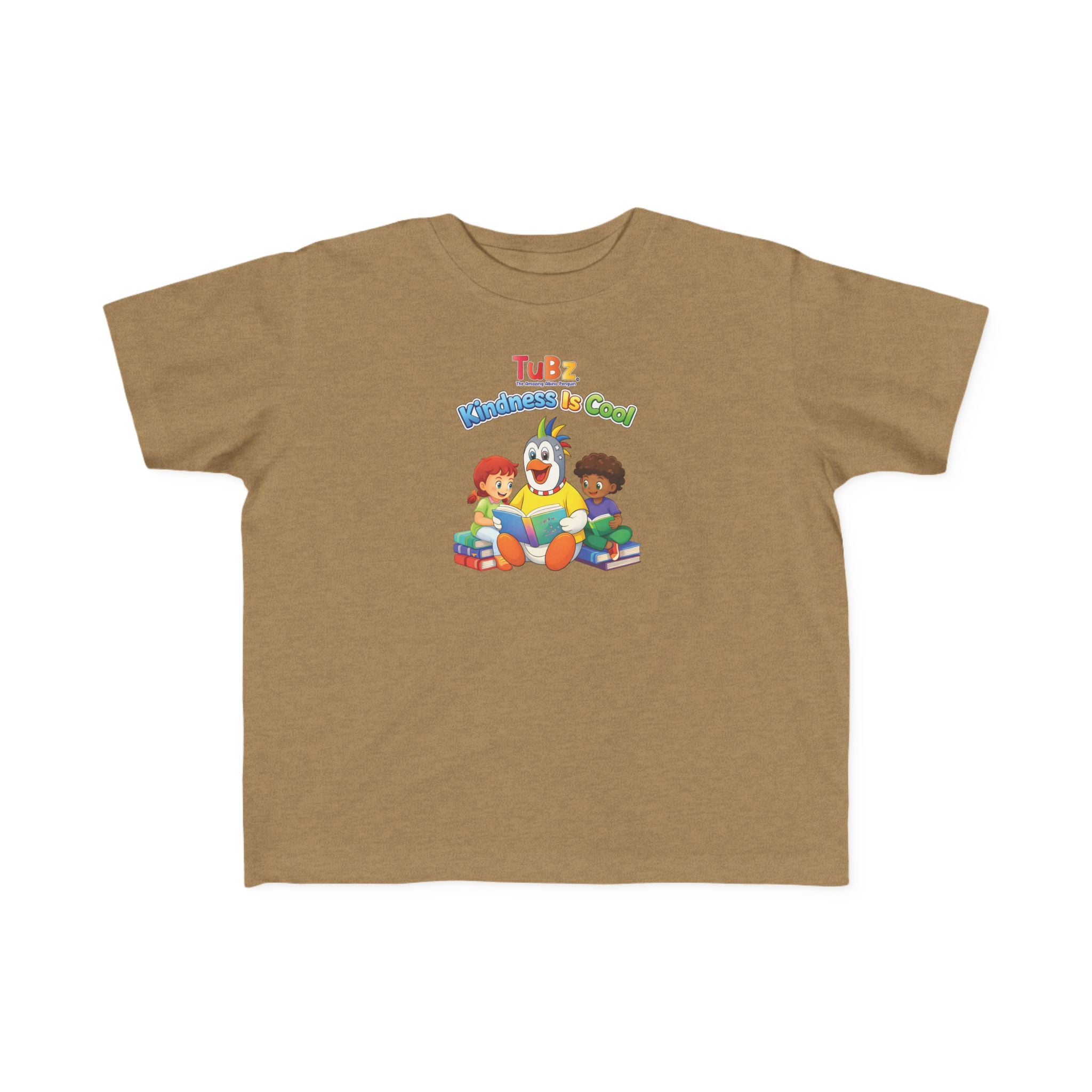 TuBz™ "Kindness Is Cool" Kids T-Shirt - Positive Message Graphic Tee | Smile Universe TuBz4Kidz