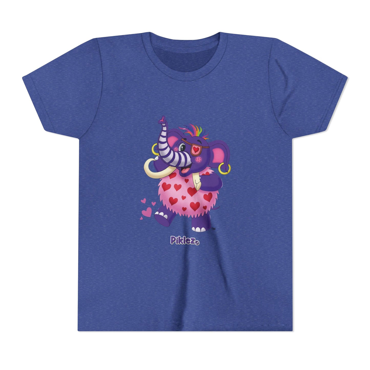 Piklez™ Youth Short Sleeve Tee – "Full of Love!" Graphic Shirt | Smile Universe Collection