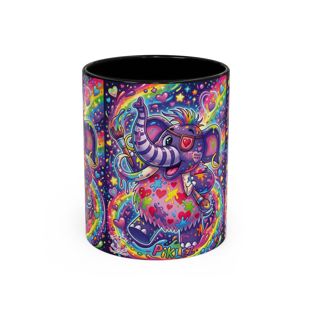 Piklez™ 15oz Ceramic Mug – "Magic Paint!" Graphic | Smile Universe Collection