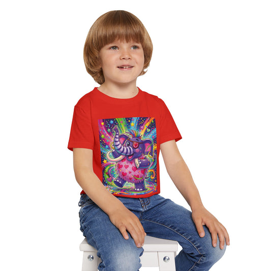 Piklez™ Heavy Cotton™ Toddler T-Shirt – "Born to Celebrate!" Graphic Shirt | Smile Universe Collection