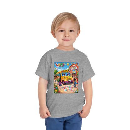 Lani™ Toddler Short Sleeve Tee – "Let's Sing Happiness Together!" Graphic
