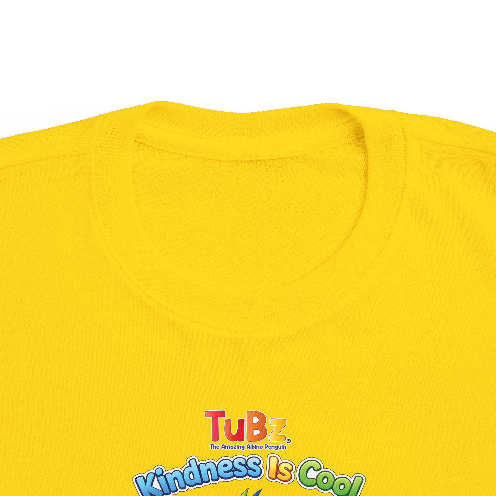 TuBz™ "Kindness Is Cool" Kids T-Shirt - Positive Message Graphic Tee | Smile Universe TuBz4Kidz