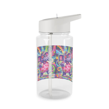 Piklez™ Tritan Water Bottle – "Born to Celebrate!" Graphic | Smile Universe Collection