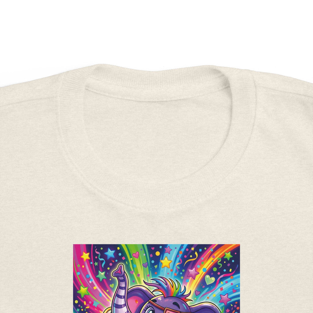 Piklez™ Toddler's Fine Jersey Tee – "Born to Celebrate!" Graphic Shirt | Smile Universe Collection