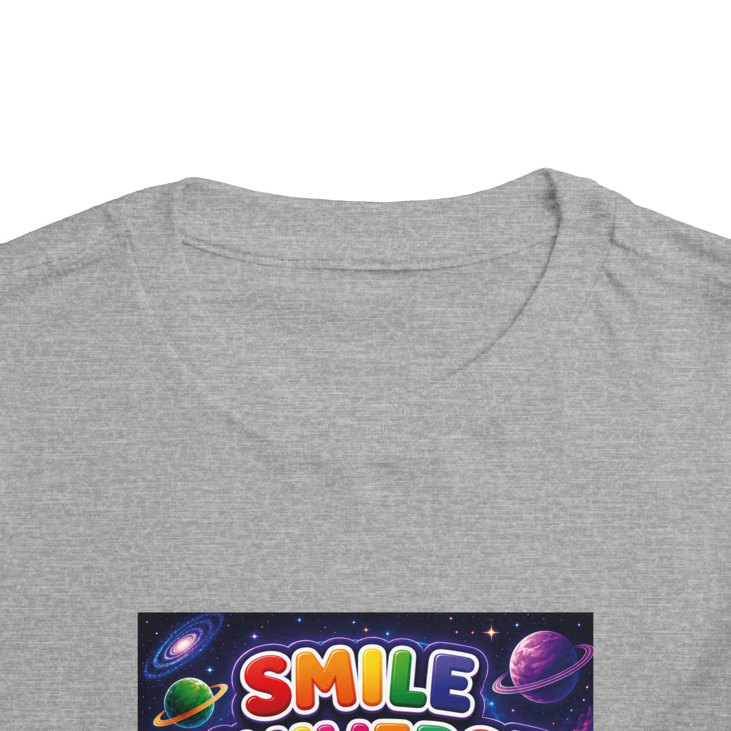 Smile Universe™ Toddler Short Sleeve Tee – "Where Being Different is CELEBRATED!" Graphic