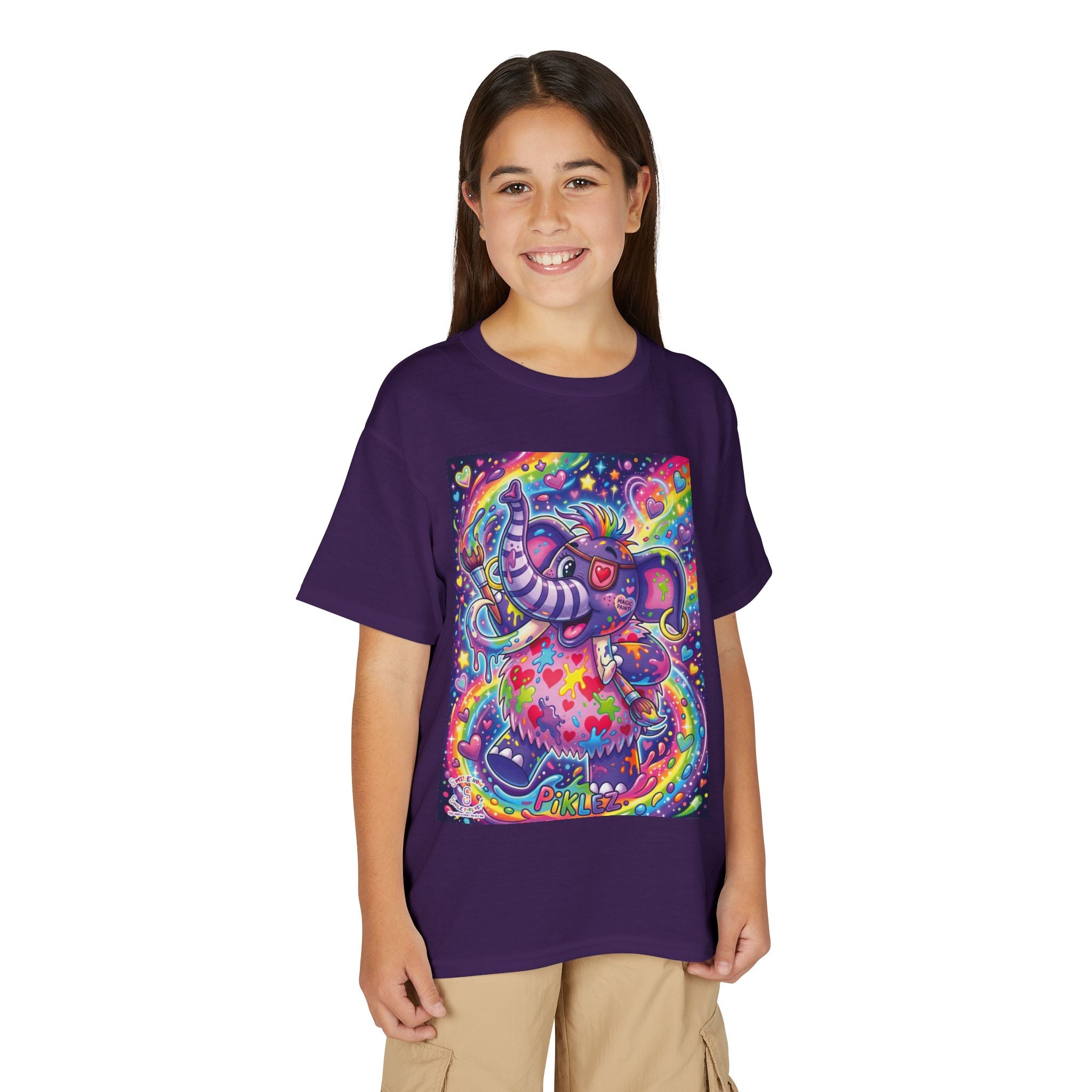 Piklez™ Youth DryBlend® T-Shirt – "Magic Paint!" Graphic Shirt | Smile Universe Collection