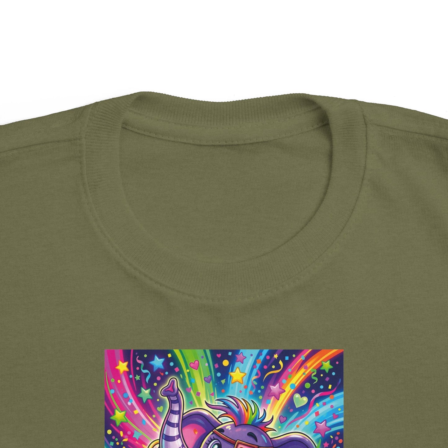 Piklez™ Toddler's Fine Jersey Tee – "Born to Celebrate!" Graphic Shirt | Smile Universe Collection