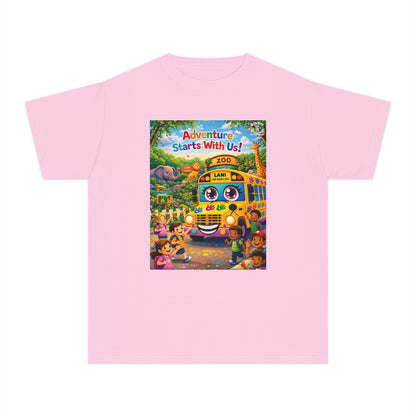 Lani™ Youth Midweight Tee – "Adventure Starts With Us!" Graphic