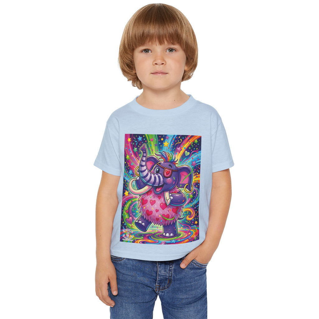 Piklez™ Heavy Cotton™ Toddler T-Shirt – "Born to Celebrate!" Graphic Shirt | Smile Universe Collection