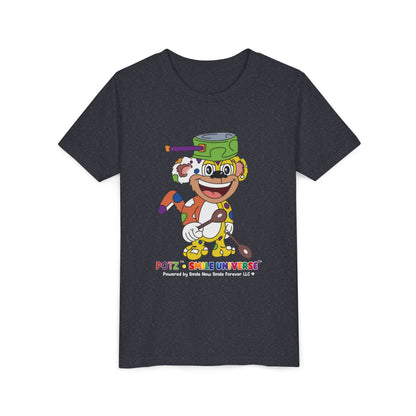 Potz™ Youth Short Sleeve Tee – Playful Graphic Tee | Smile Universe Collection