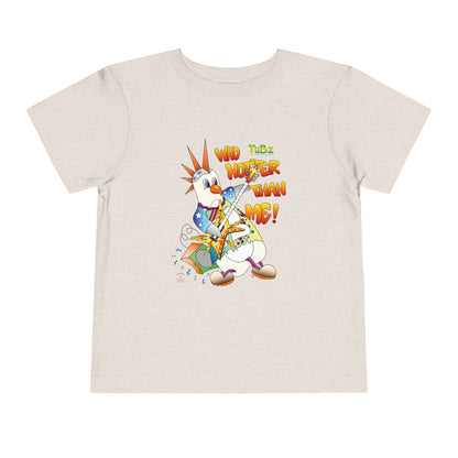 TuBz™ Rockstar Kids T-Shirt - "Who Hotter Than Me!" Graphic Tee | Smile Universe TuBz4Kidz Collection