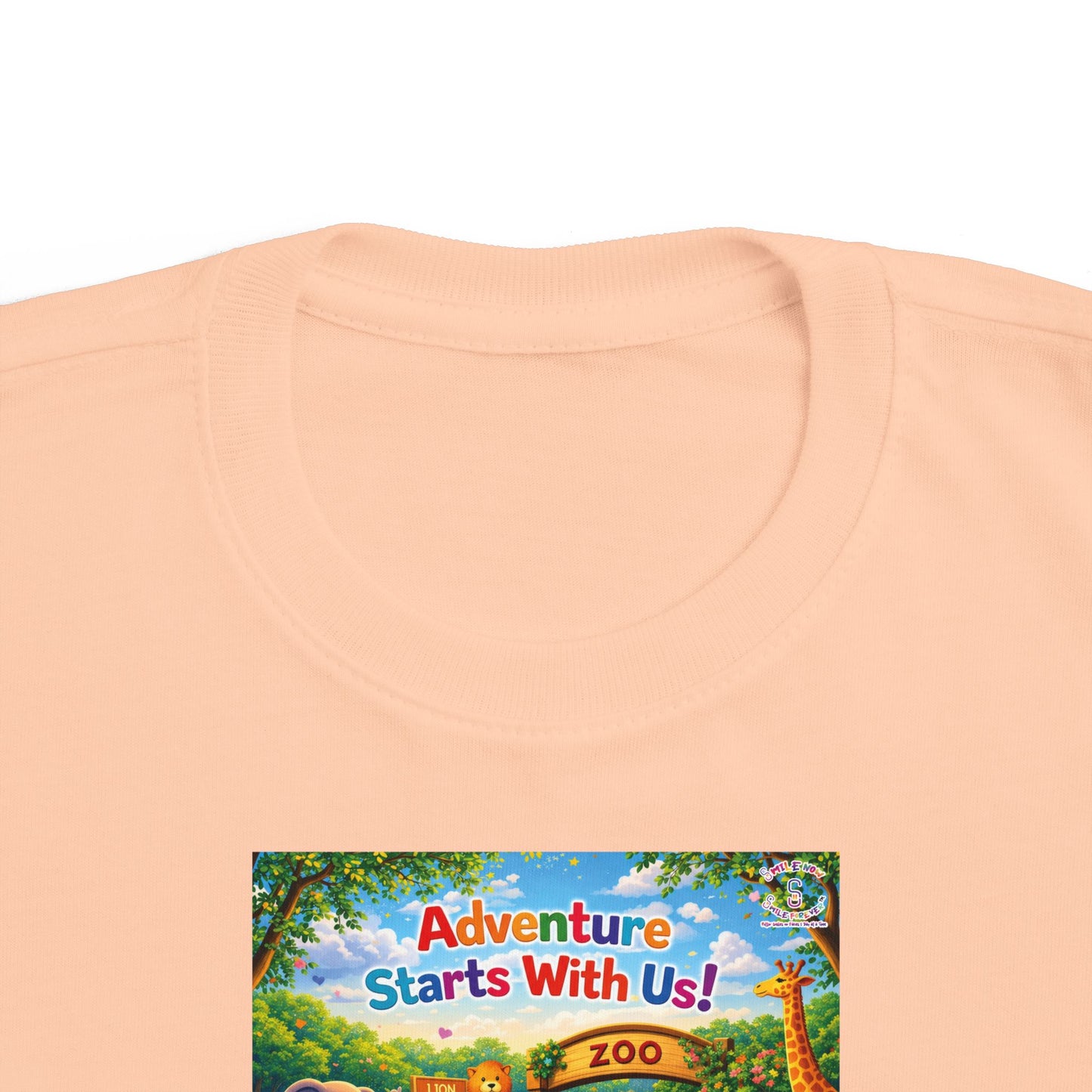 Lani™ Toddler's Fine Jersey Tee – "Adventure Starts With Us!" Graphic