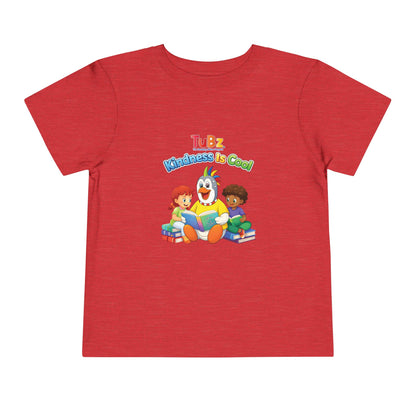 TuBz™ "Kindness Is Cool" Kids T-Shirt - Positive Message Graphic Tee | Smile Universe TuBz4Kidz