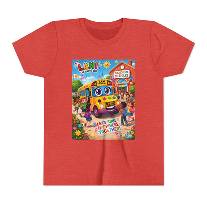 Lani™ Youth Short Sleeve Tee – "Let's Sing Happiness Together!" Graphic
