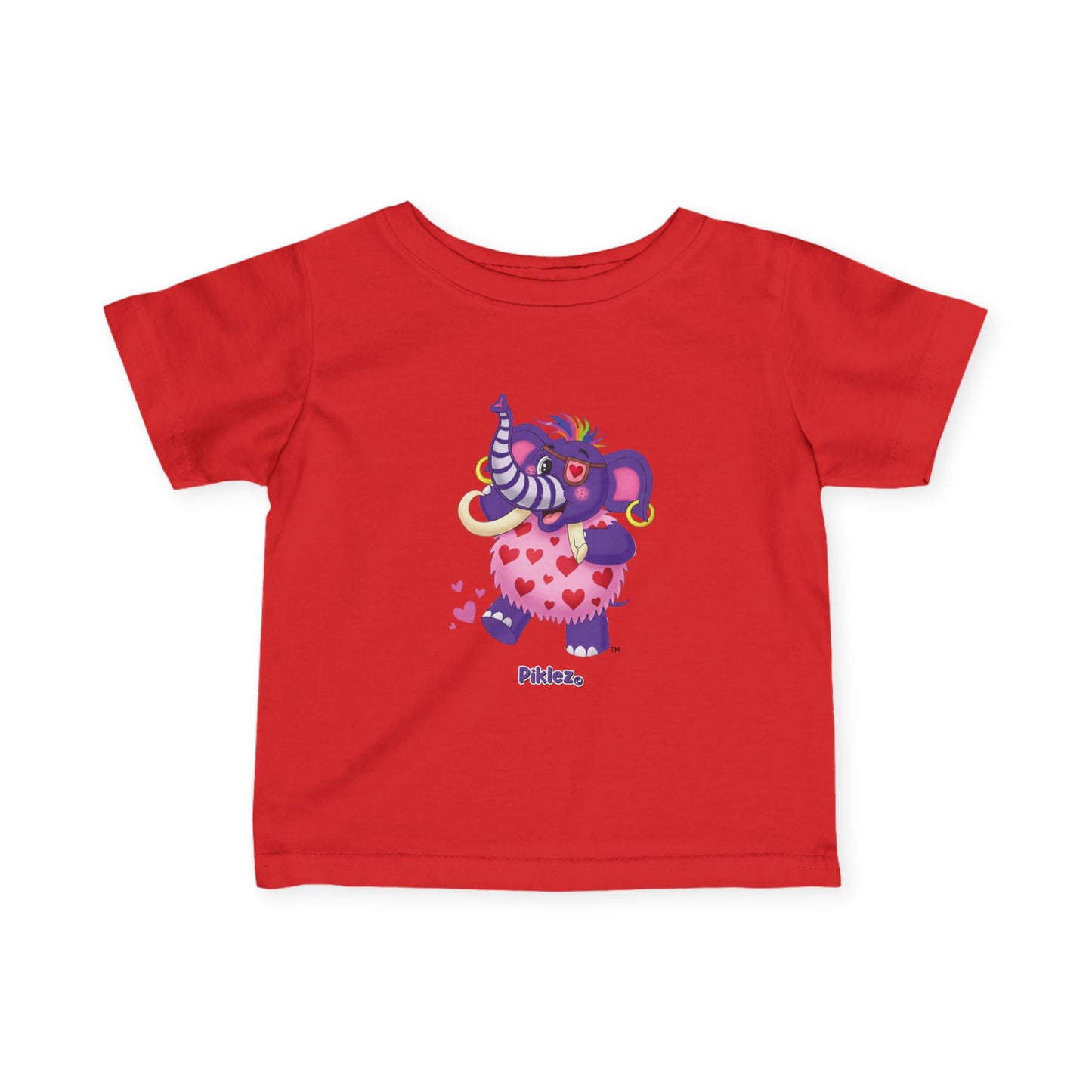 Piklez™ Infant Fine Jersey Tee – "Full of Love!" Graphic Shirt | Smile Universe Collection