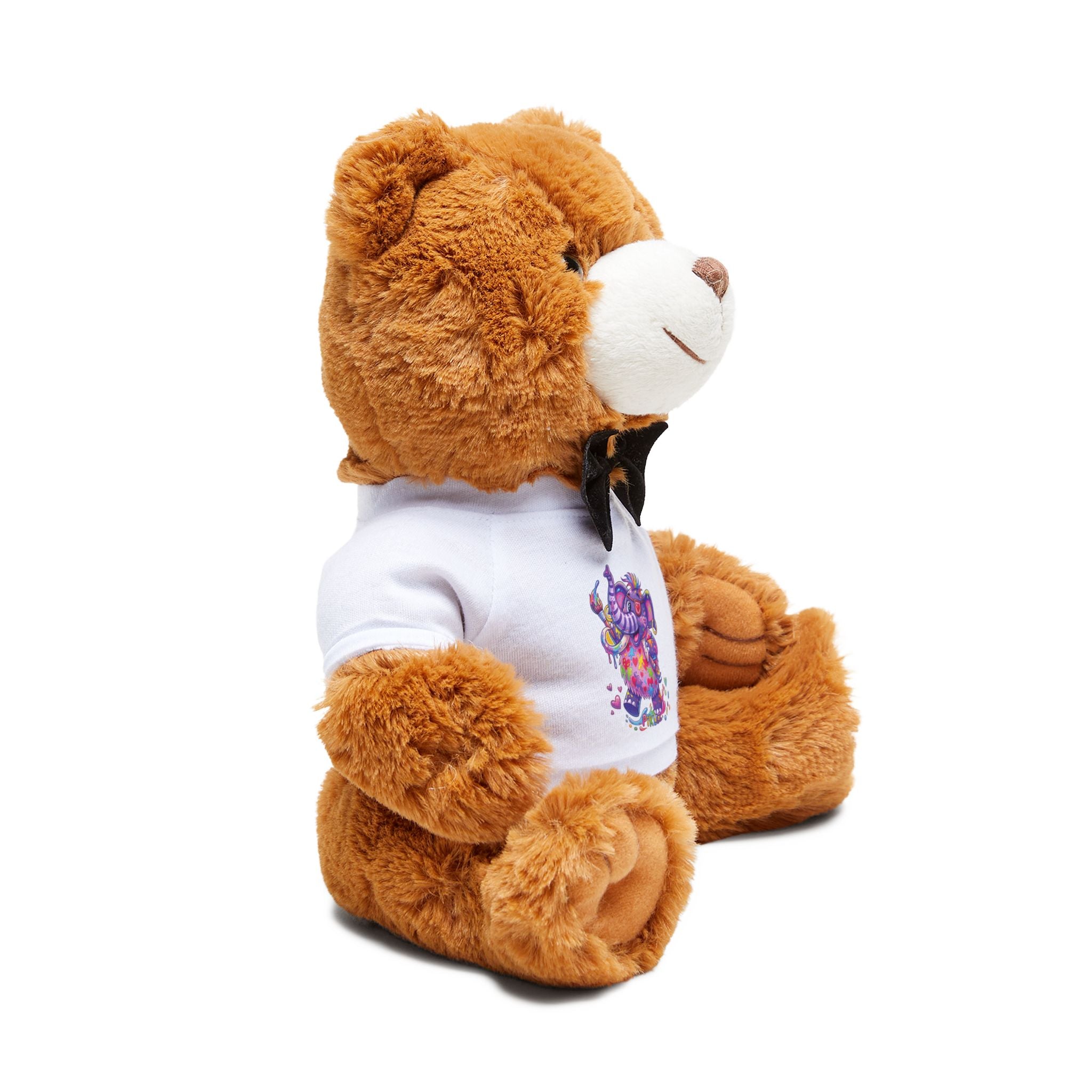 Piklez™ Teddy Bear with T-Shirt – "Magic Paint!" Graphic | Smile Universe Collection