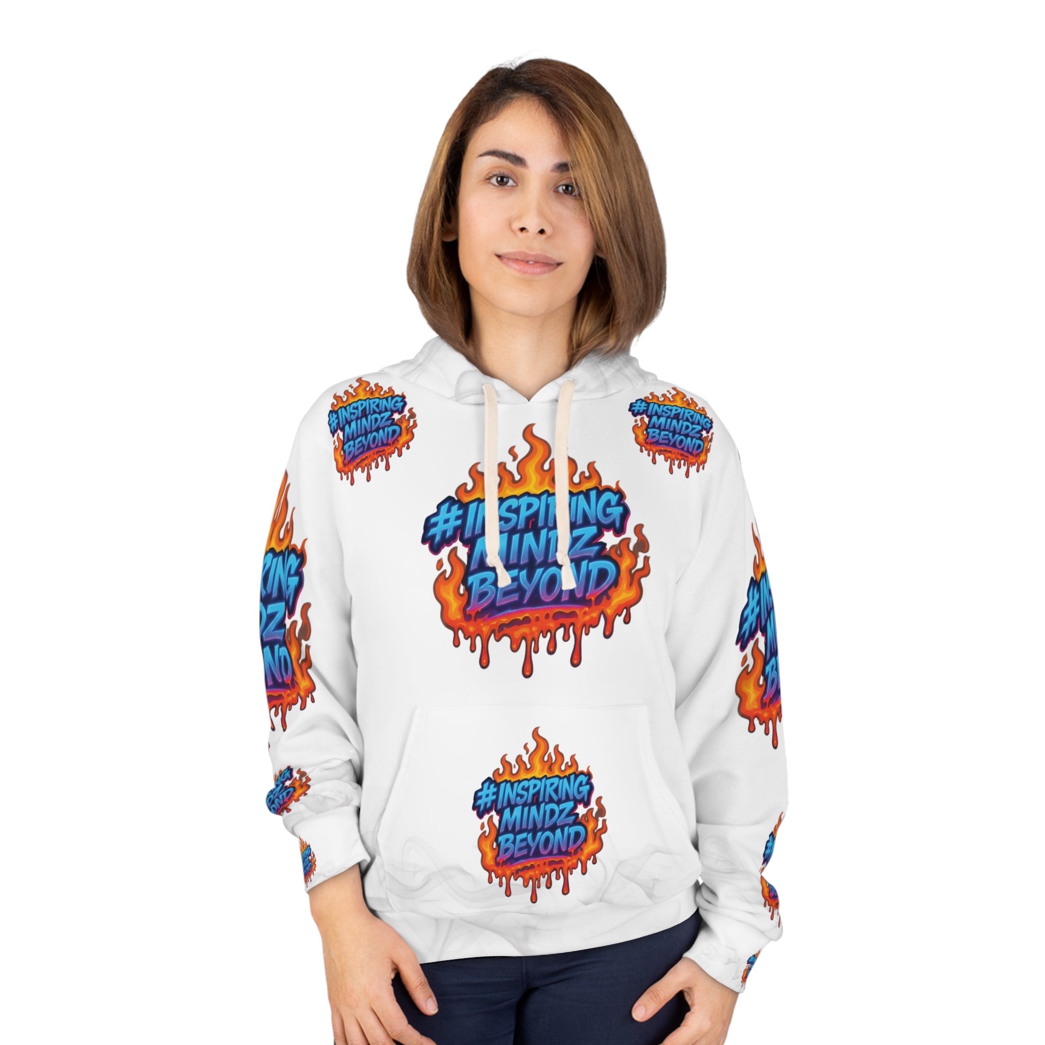 Inspiring Mindz Beyond Hoodie — All-Over Print Pullover