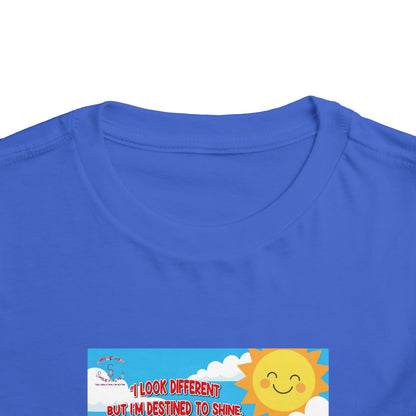 Piklez™ Toddler Tee – “Destined to Shine” Graphic Shirt | Smile Universe Collection