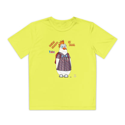TuBz™ "Being Smart Iz Kool" Youth Competitor T- Shirt - Character Dress-Up Graphic Tee