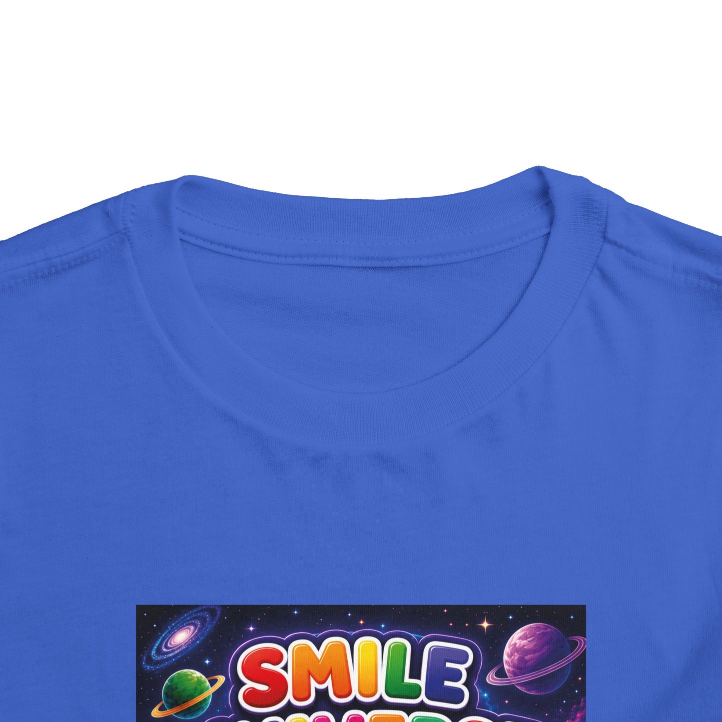 Smile Universe™ Toddler Short Sleeve Tee – "Where Being Different is CELEBRATED!" Graphic
