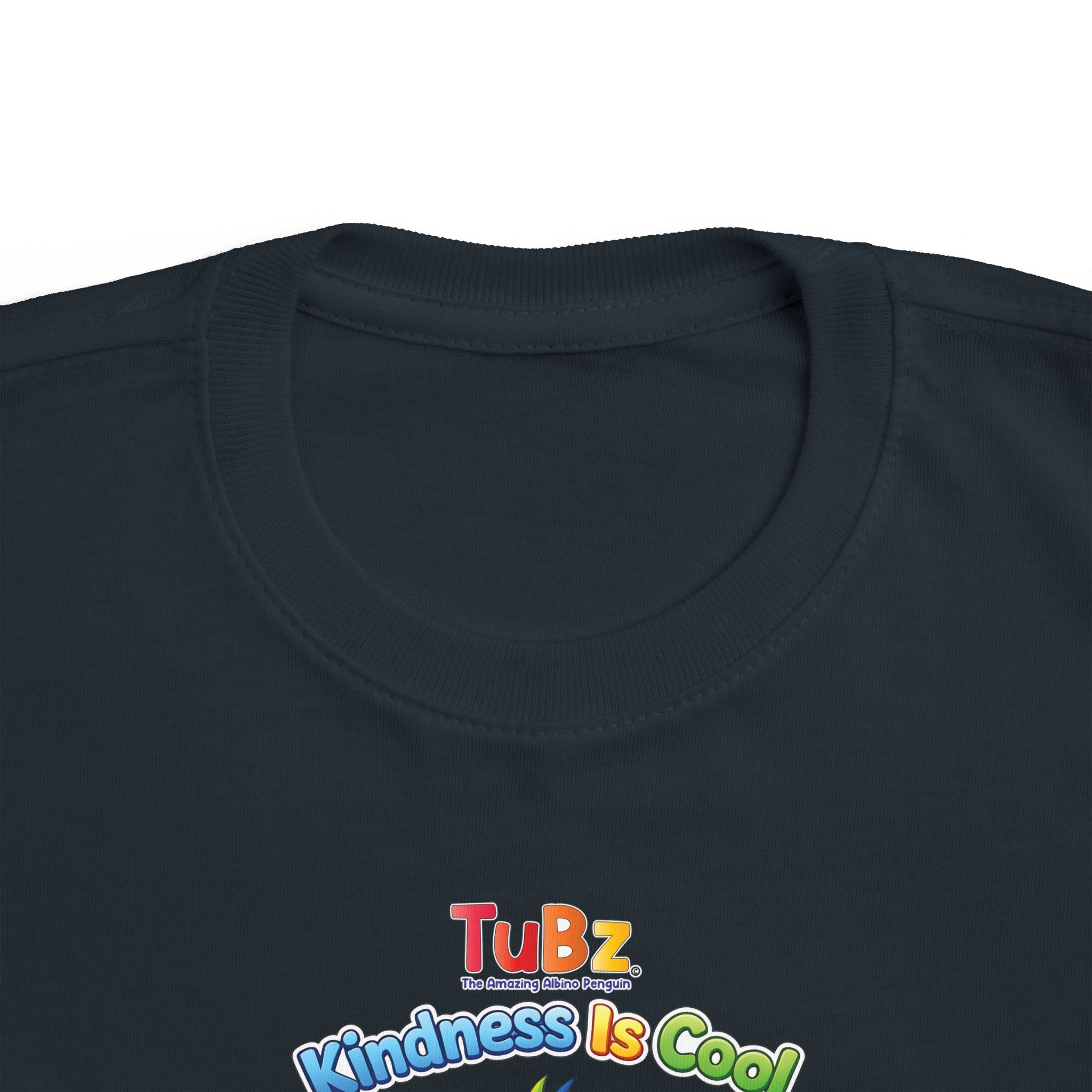TuBz™ "Kindness Is Cool" Kids T-Shirt - Positive Message Graphic Tee | Smile Universe TuBz4Kidz
