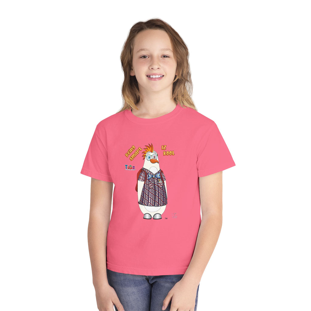 TuBz™ "Being Smart Iz Kool" Youth Graphic T-Shirt - Educational Kids Tee | TuBz4Kidz