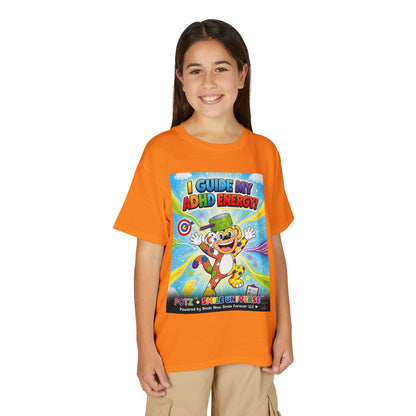 Potz™ Youth DryBlend® T-Shirt – "I Guide My ADHD Energy!" Graphic Tee | Smile Universe Collection