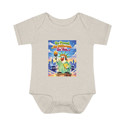 TuBz™ "Be Proud. Be Different. Be You." Infant Bodysuit - Inspirational Baby Onesie