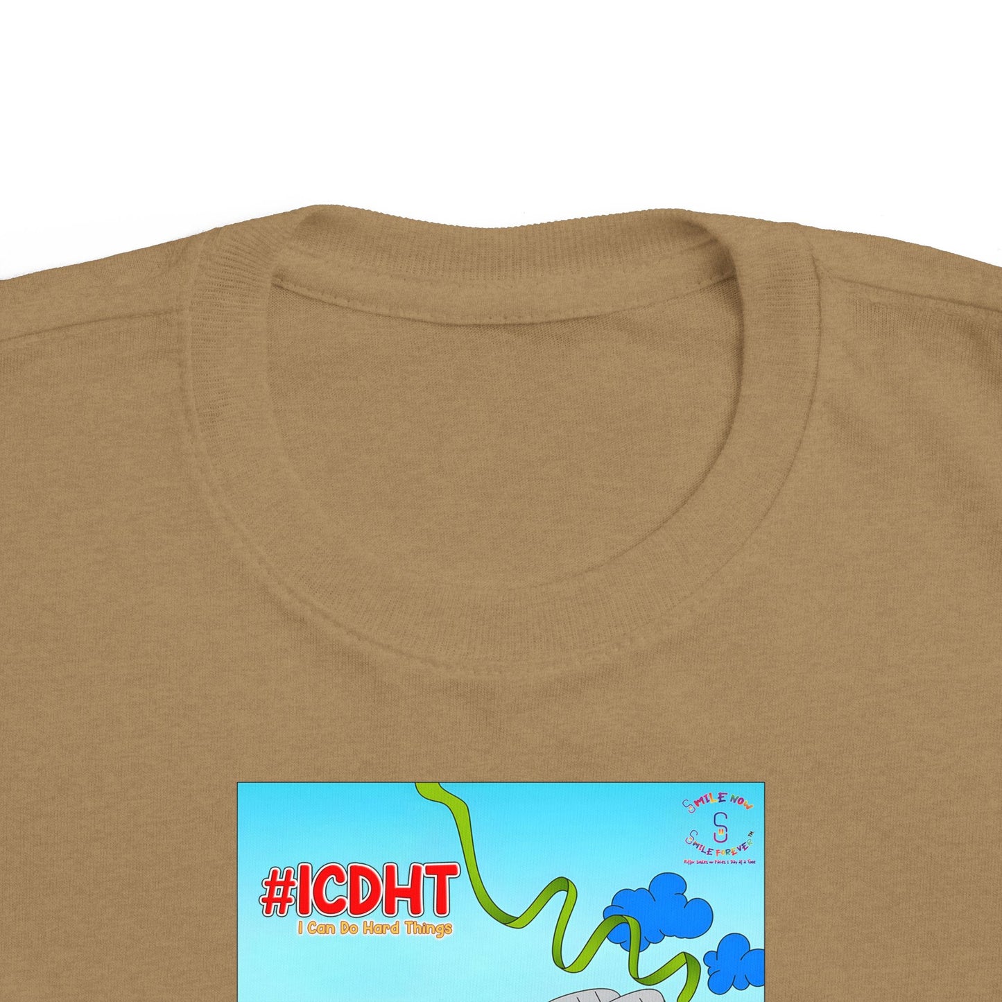 TuBz™ "I Can Do Hard Things" Toddler T-Shirt | Toddler's Fine Jersey Tee  - Positive Kids Graphic Tee