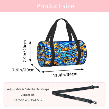 BWD Legendary Run™ AOP Mini Duffle Bag — Royal Blue