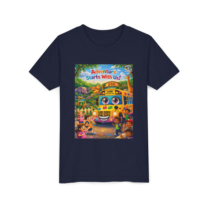 Lani™ Youth Short Sleeve Tee – "Adventure Starts With Us!" Graphic