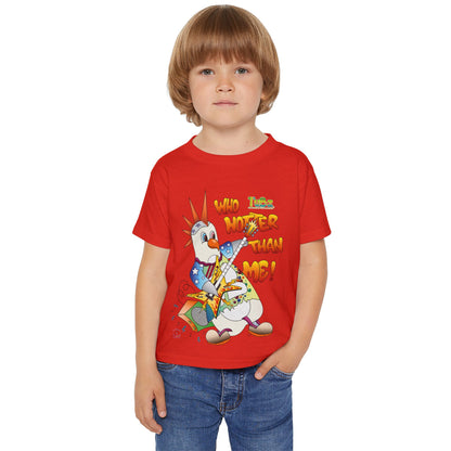 TuBz™ Rockstar Kids T-Shirt - "Who Hotter Than Me!" Graphic Tee | Smile Universe TuBz4Kidz Collection