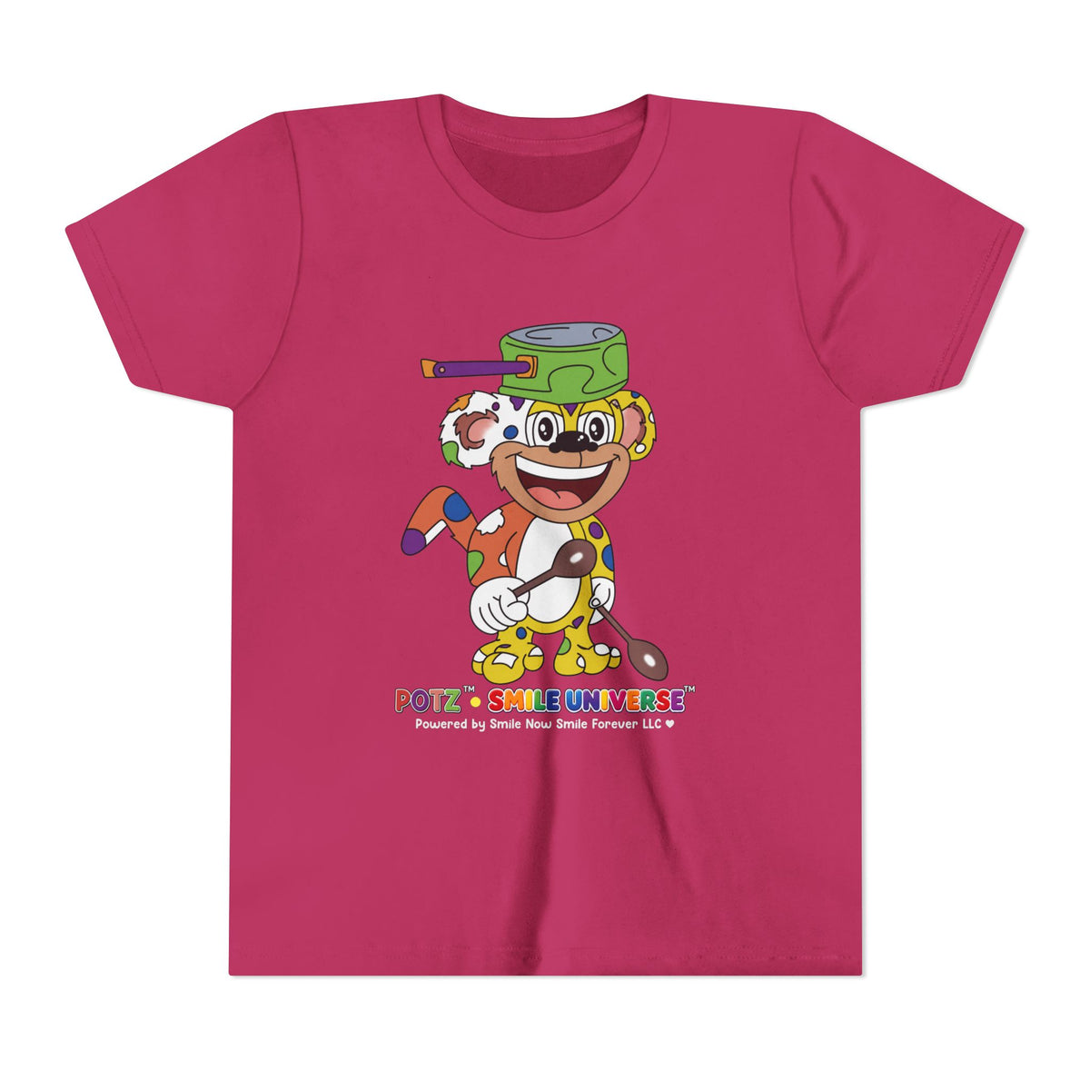 Potz™ Youth Short Sleeve Tee – Playful Graphic Tee | Smile Universe Collection