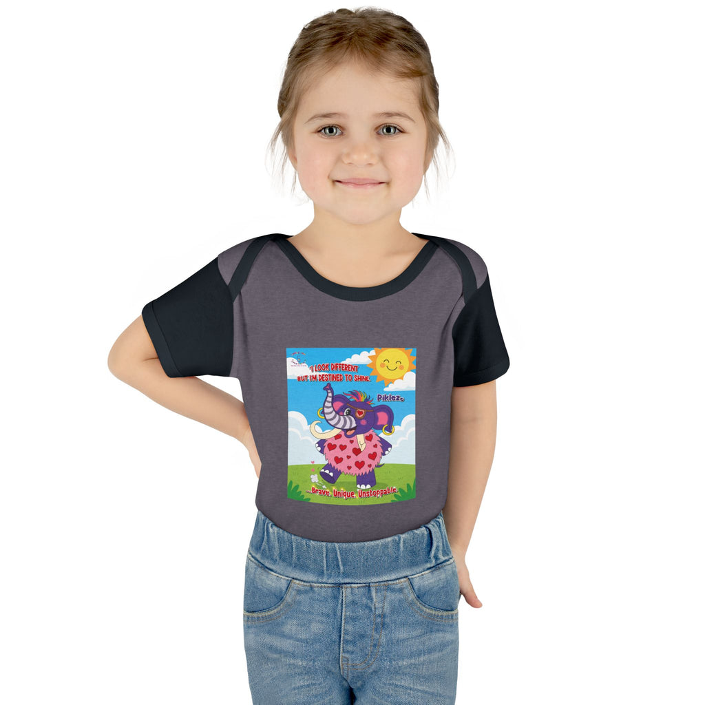 Piklez™ Infant Bodysuit – “Destined to Shine” Baby Outfit | Smile Universe Collection
