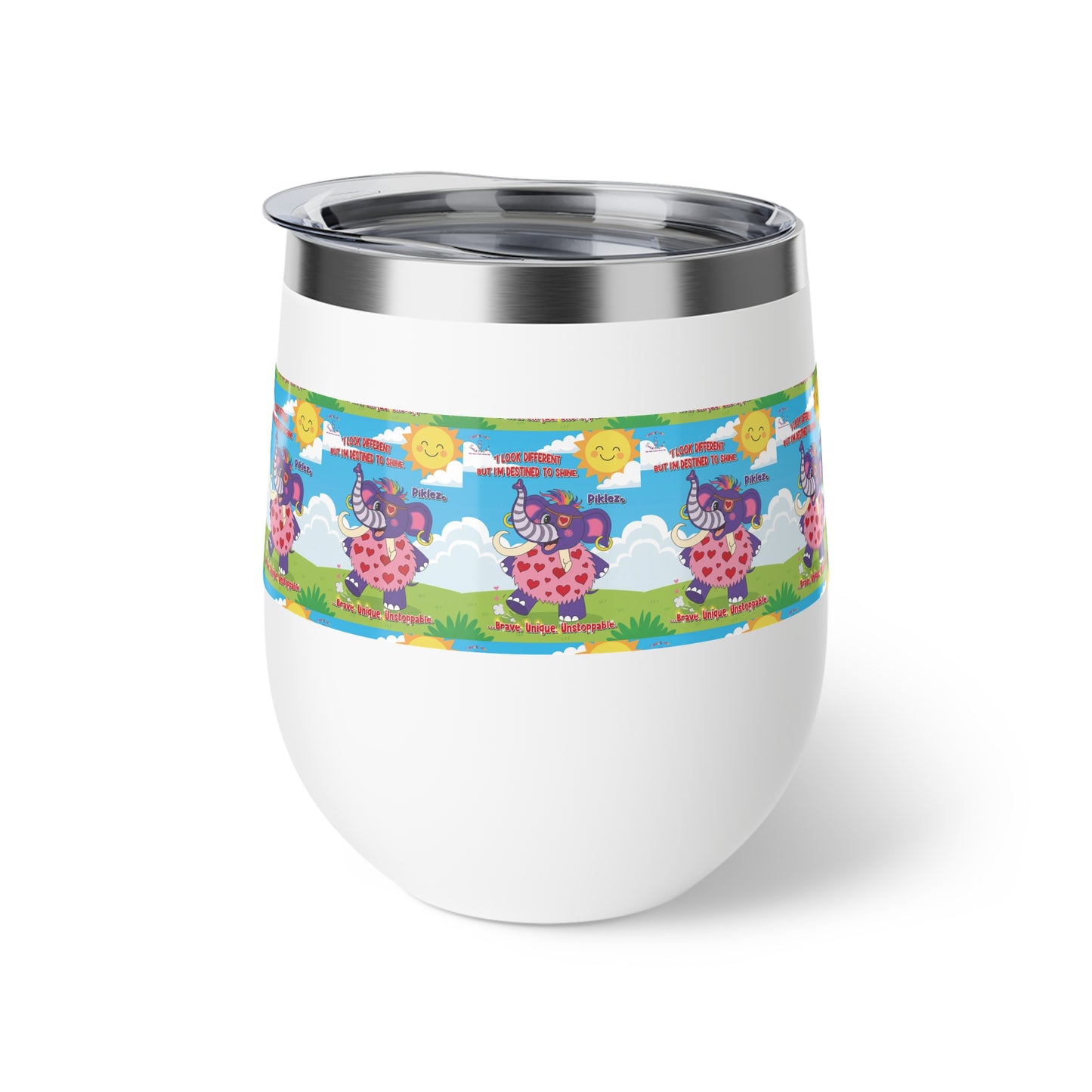 Piklez™ Copper Vacuum Insulated Cup – “Destined to Shine” Travel Mug | Smile Universe Collection