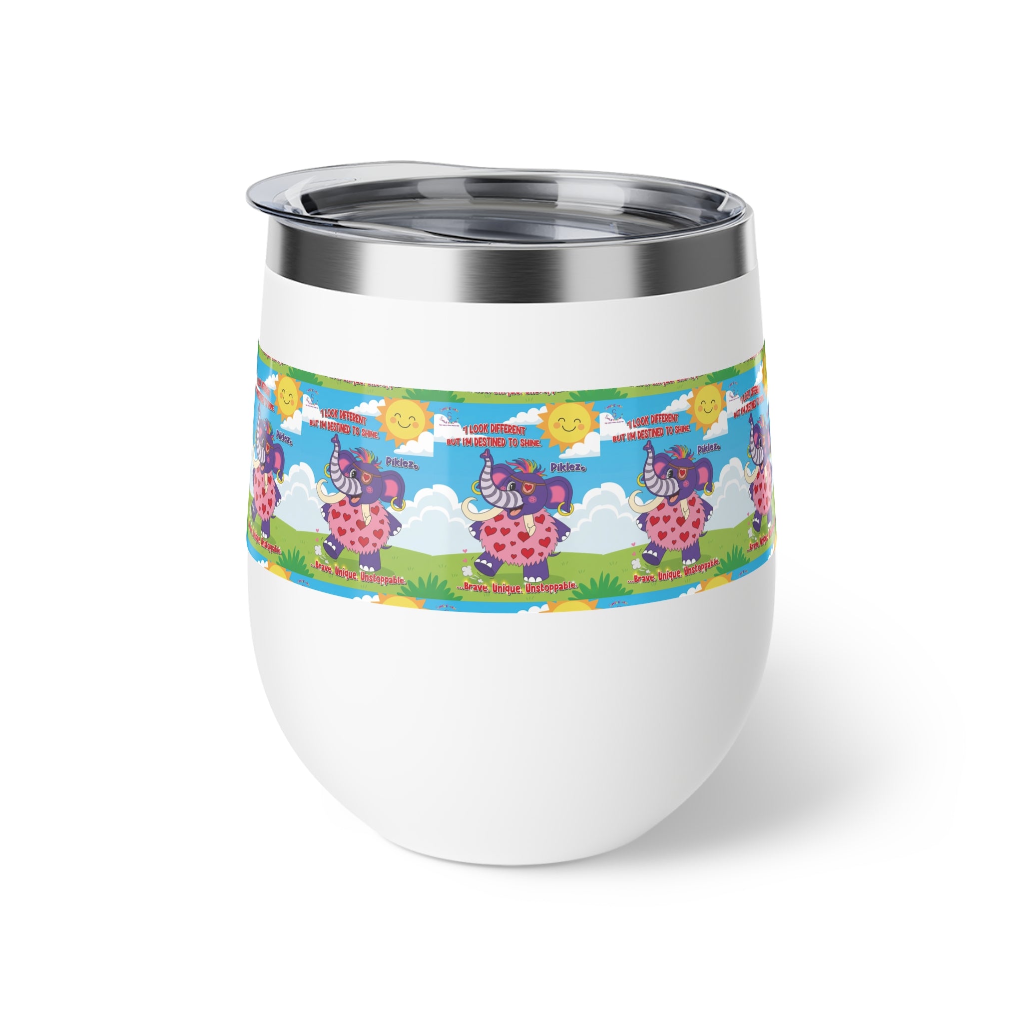 Piklez™ Copper Vacuum Insulated Cup – “Destined to Shine” Travel Mug | Smile Universe Collection