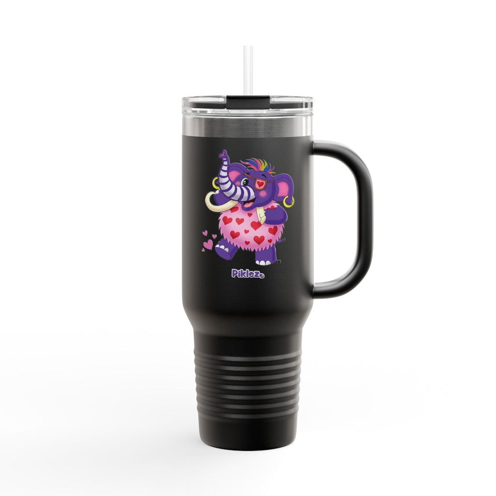 Piklez™ 40oz Insulated Travel Mug – "Full of Love!" Graphic | Smile Universe Collection