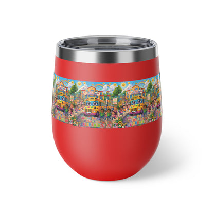 Lani™ 12oz Copper Vacuum Insulated Cup – "Where Being Different is CELEBRATED!" Graphic