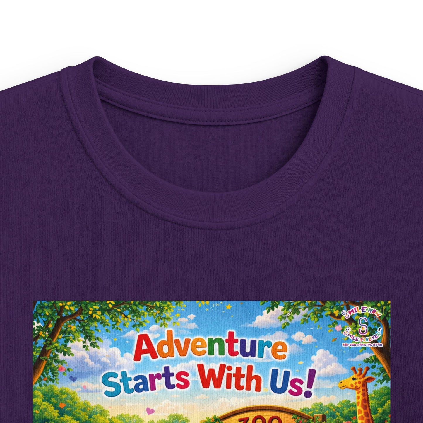 Lani™ Kids Softstyle Tee – "Adventure Starts With Us!" Graphic